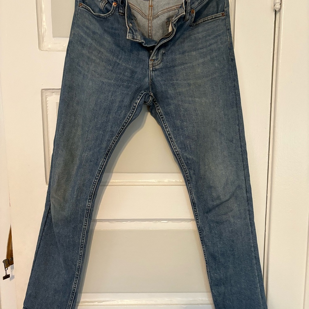 Everlane Selvedge Blue Slim Jeans Classic Denim Size 31x32